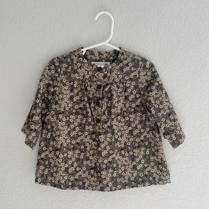 Bonpoint Girls Flower Blouse Top (Like New)